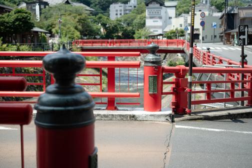 5つの橋の中でも一番下流に架かる渡月橋