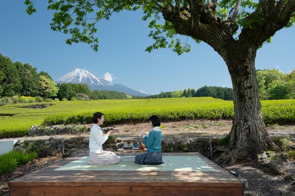 とっておきの空間を独り占めできる「茶の間」。椅子も用意されています