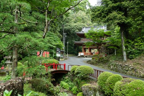 総門をくぐって左手にある朱塗りの欄干の小さな橋を渡ると、弁天堂があり、出世弁財天が祀られています