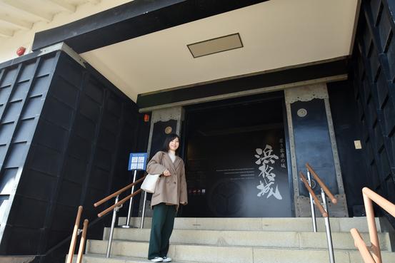 浜松城天守閣入り口