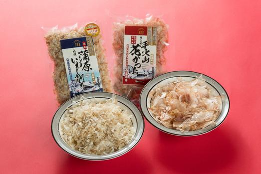 「いわし削りと花かつおセット」540円
