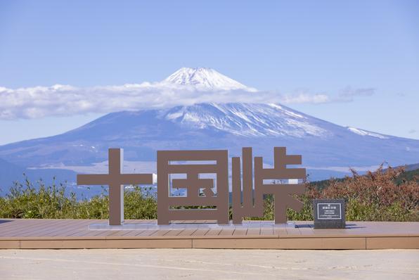 雄大な富士山が目の前に