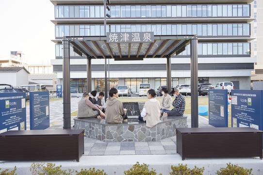 地域の方々の憩いの場にもなっています。旅先での地元の方との交流も生まれそうです
