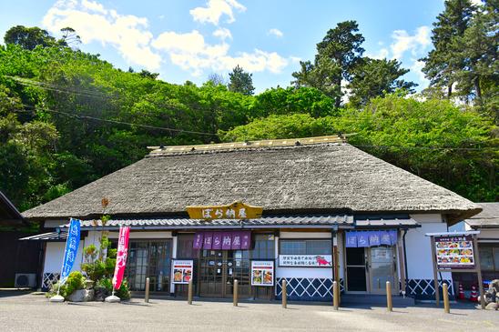 江戸時代、ボラ漁師の魚見小屋だった建物を和食処に（写真提供：ぼら納屋）