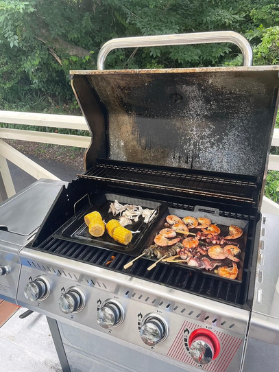 火起こし等が不要なBBQガスグリルを用意（画像提供：TRIPTO）