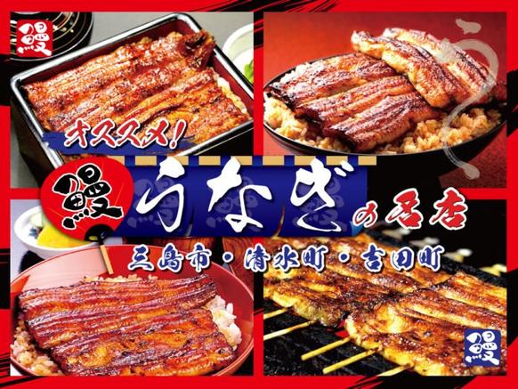 静岡県 うなぎの名店７選（三島市・清水町・吉田町編）