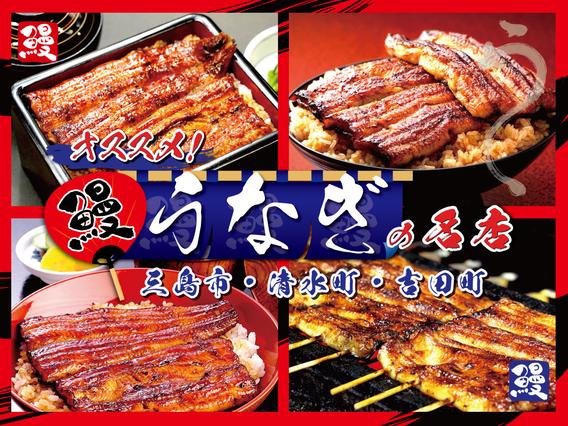 静岡県 うなぎの名店7選(三島市・清水町・吉田町編)