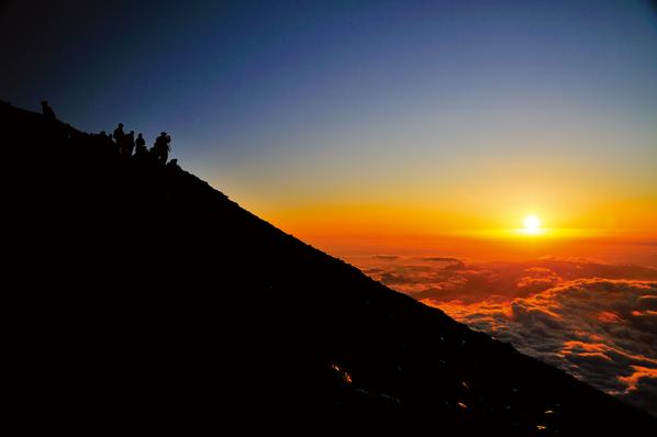 富士登山 御来光