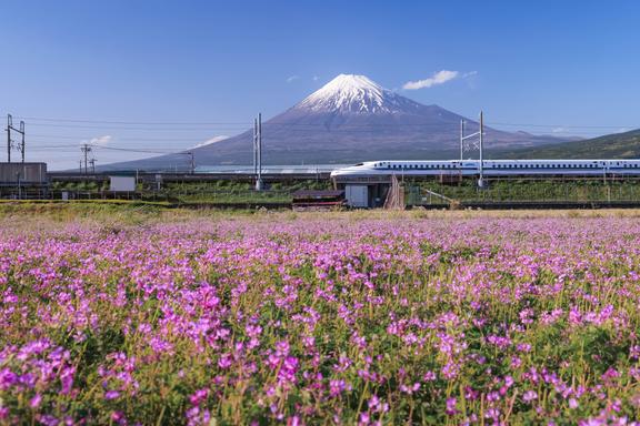 【しずおか富嶽三十六景】13景 富士山東海道新幹線