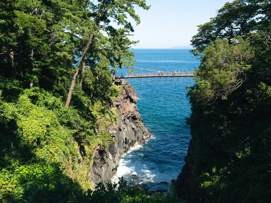 城ケ崎海岸門脇つり橋