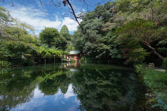 富士山本宮浅間大社 湧玉池
