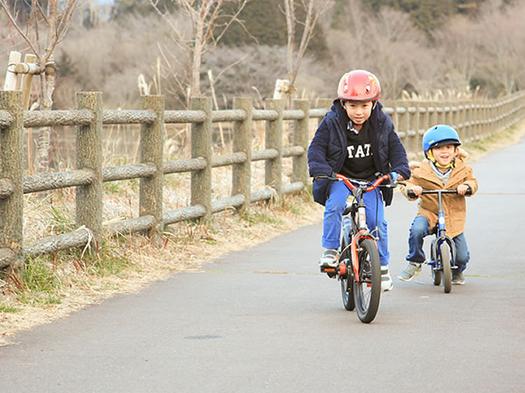 田貫湖畔ではレンタサイクルも