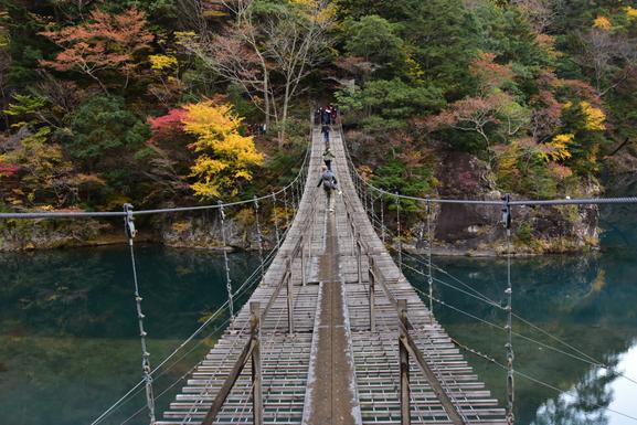 寸又峡 夢のつり橋