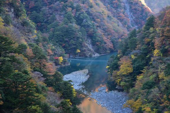 寸又峡 夢のつり橋