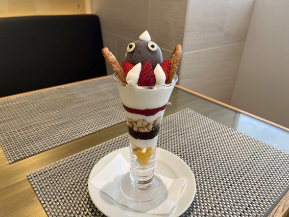 うなぎパイファクトリー　うなぎパイカフェ　”まるで”うなぎパフェ