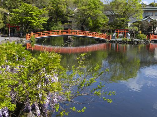 富士山本宮浅間大社　湧玉池