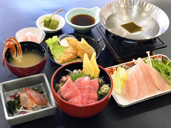焼津さかなセンター大食堂渚 まぐろトロ尽くし御膳