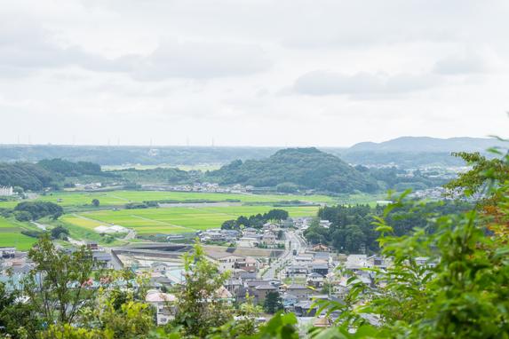 井伊谷城址から風景
