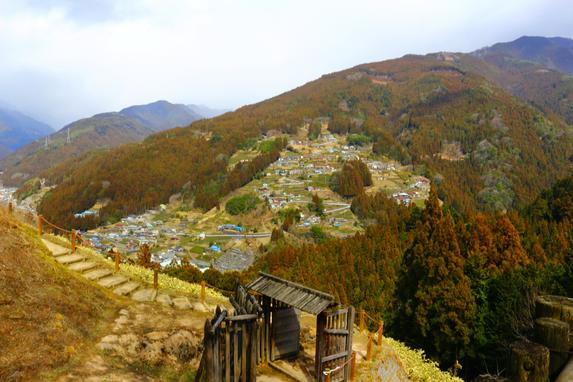 高根城跡から景色