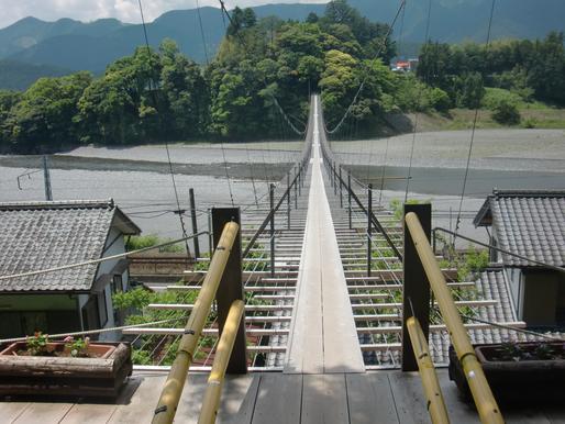 塩郷の吊橋