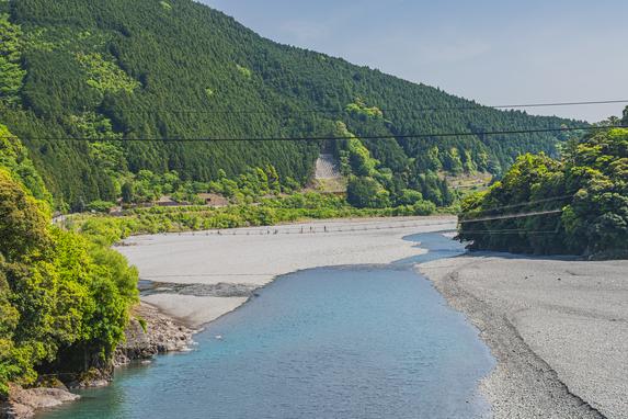 塩郷の吊橋