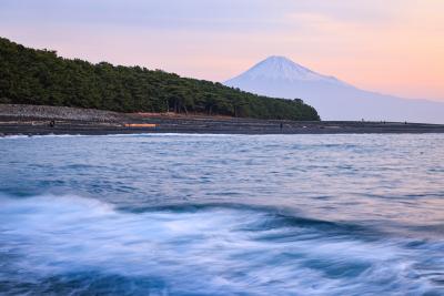 三保松原と富士山